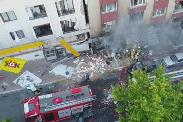 Bahçelievler'de patlama: 1ölü, 10 yaralı