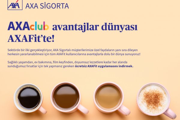 AXAClub avantajlar dünyası AXAFit’te