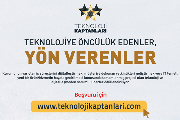 Teknoloji Kaptanları Ödülleri'ne son başvuru 7 Eylül'de