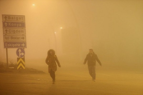 Ankara'da yoğun sis