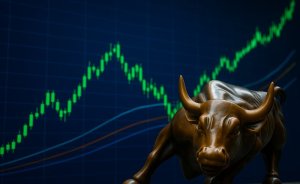 Dow Jones vadeliler yoğun hafta başlangıcında yükseldi