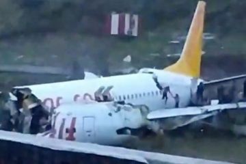 Sabiha Gökçen'de yolcu uçağı iniş sırasında parçalandı: 3 kişi öldü, 179 kişi yaralandı